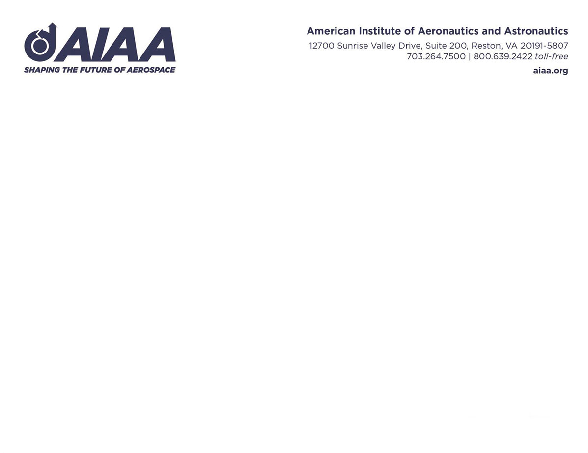 AIAA Letterhead