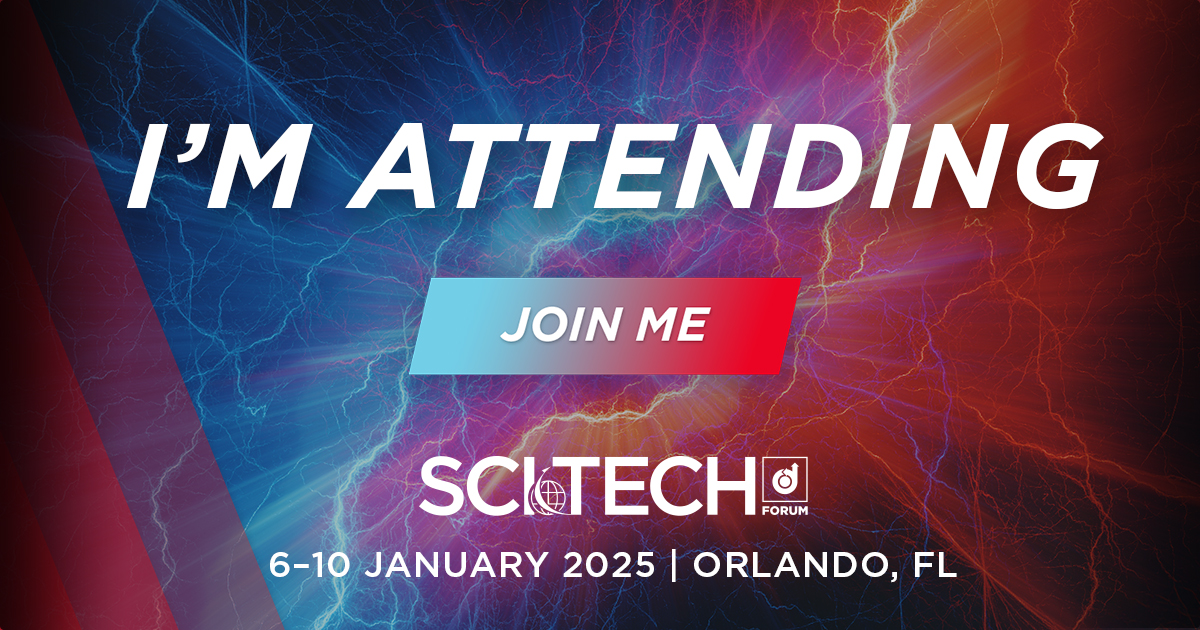 I'm attending SciTech. Join me!