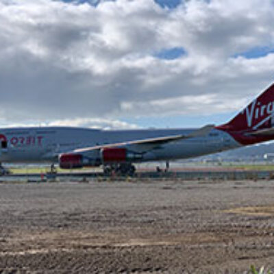 Virgin Orbit Space Plane Arrives In Cornwall for UK Launch