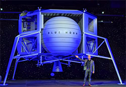 Blue Origin Team Delivers Mockup of Lunar Lander to NASA Blue Origin Team Delivers Mockup of Lunar Lander to NASA
