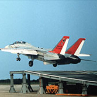 F/A-18 Super Hornet Undergoing Ski Jump Takeoff Trials In Demonstration for Indian Navy