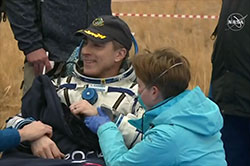 Three ISS Crewmembers Return to Earth