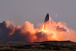 SpaceX Starship SN10 Explodes on Launch Pad Eight Minutes After Landing SpaceX Starship SN10 Explodes on Launch Pad Eight Minutes After Landing