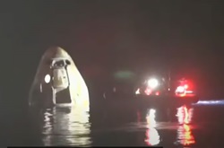 Crew-8 Splashes Down Off the Coast of Pensacola, Florida