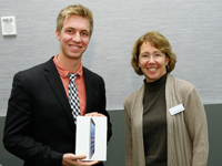 CallenBrooks_Accepts_1stPrize_twitterContest_PE2014
