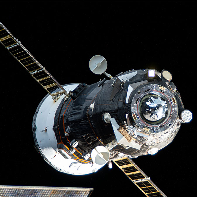 Roscomos’ Progress MS-30 Cargo Spacecraft Docks at ISS