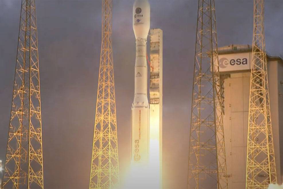 Vega-C Rocket Launches European Forest-Monitoring Satellite from South America