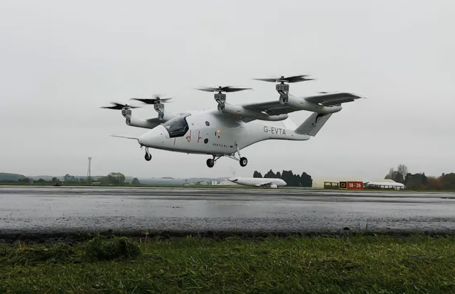 Vertical Aerospace Announces Development of Long-Range Hybrid Air-Taxi Variant of its VX4