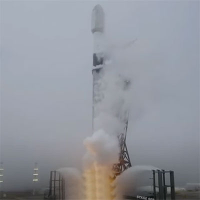 SpaceX Falcon 9 Launches 27 Starlink Satellites from West Coast