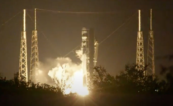 SpaceX Launches Unspecified Satellite on a Falcon 9 Rocket from Cape Canaveral