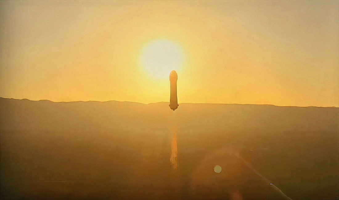 Blue Origin Launches NS-34 Mission