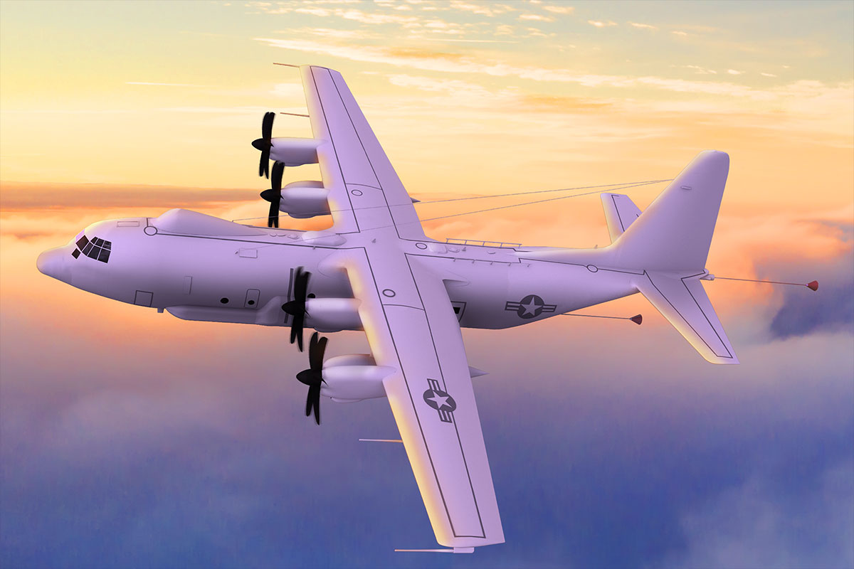 First US Navy E-130J Phoenix II Command Aircraft Rolls Out