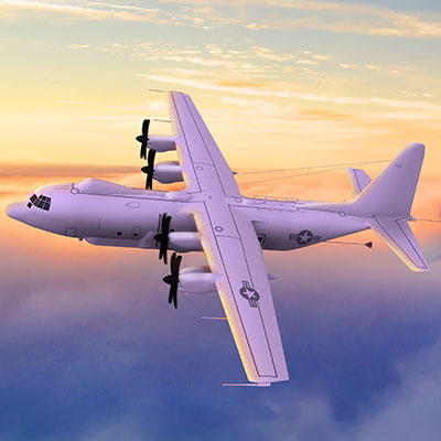 First US Navy E-130J Phoenix II Command Aircraft Rolls Out