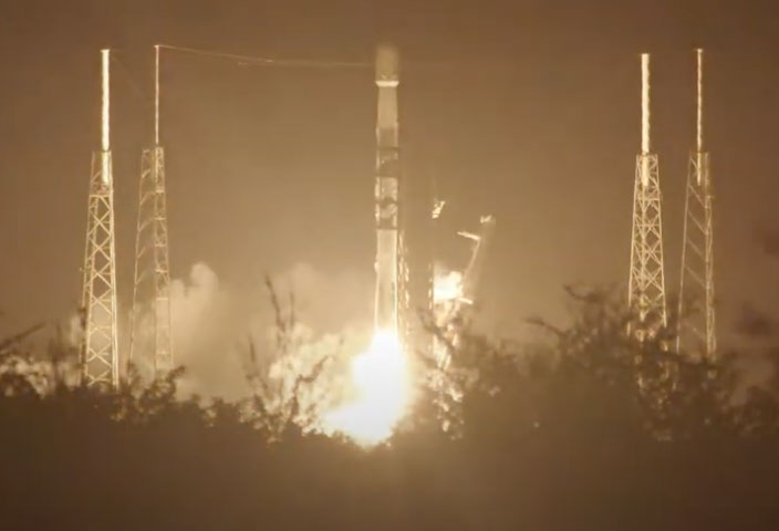 SpaceX Falcon 9 Launches 28 Starlink Satellites from Cape Canaveral