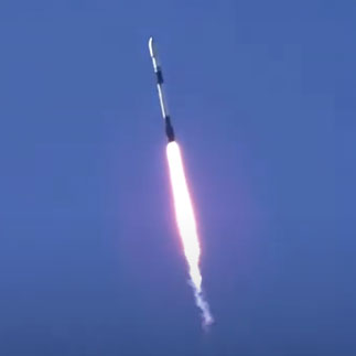 SpaceX Falcon 9 Launches with 21 Communications Satellites for Space Development Agency