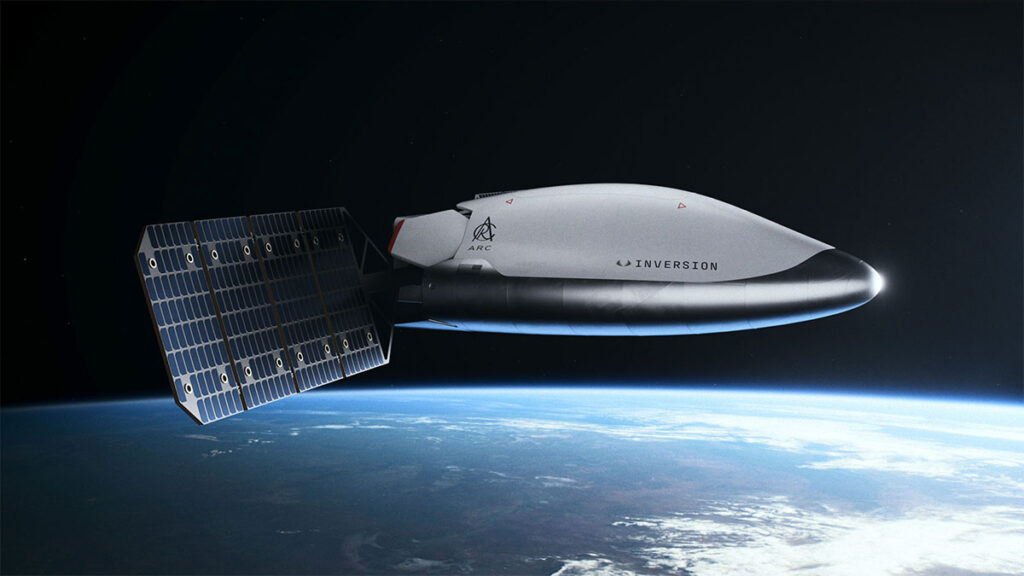 Arc Orbital Supply Capsule Inversion