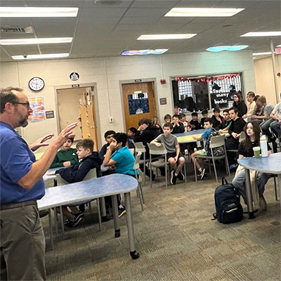 Hands-On Aerospace: Technical Committees Bring STEM to Middle School Classrooms
