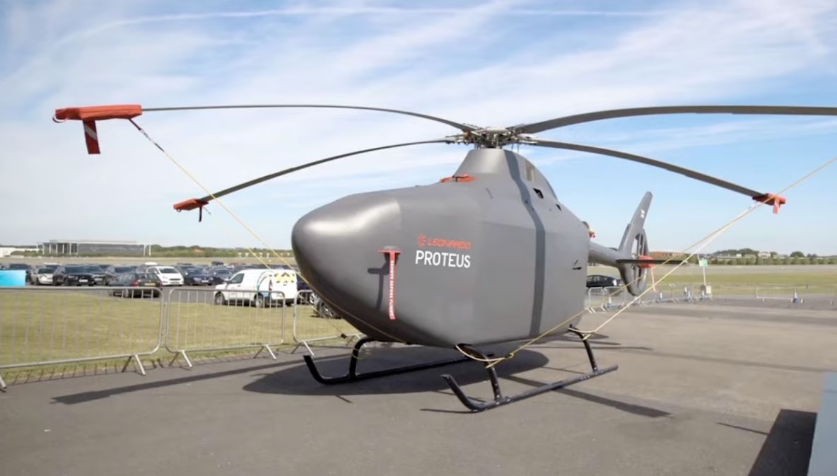 Leonardo’s Proteus Naval Autonomous Helicopter Makes First Flight
