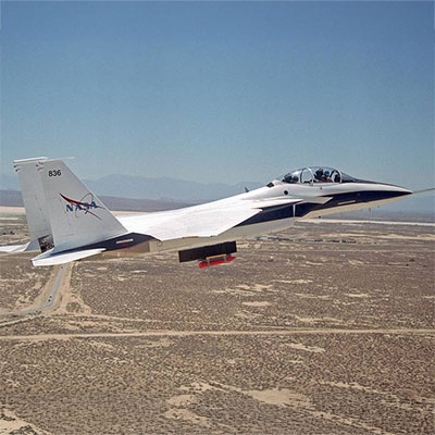NASA Flies Laminar-Flow Wing Concept on F-15