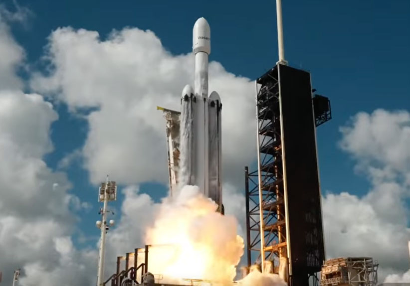 Falcon Heavy Returns to Flight with ViaSat-3 Mission