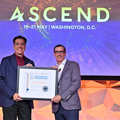 AIAA Receives Award Recognizing the Impact of Student Outreach Programs