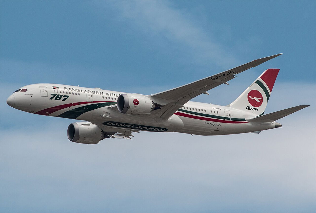 Boeing Lands Record Order from Biman Bangladesh for 787 and 737 MAX Jets