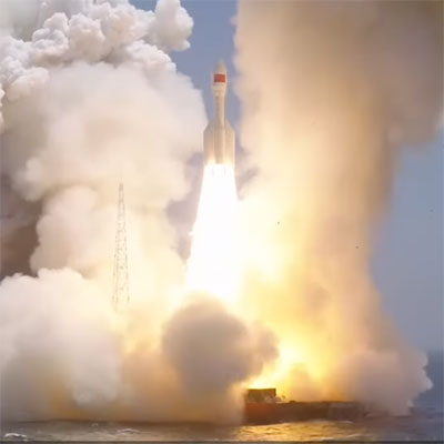 China’s Gravity-1 Rocket Launches Nine Satellites in Record Sea-Based Mission