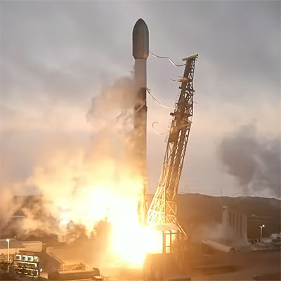 SpaceX Caps Starlink Double Header With 24-Satellite California Launch