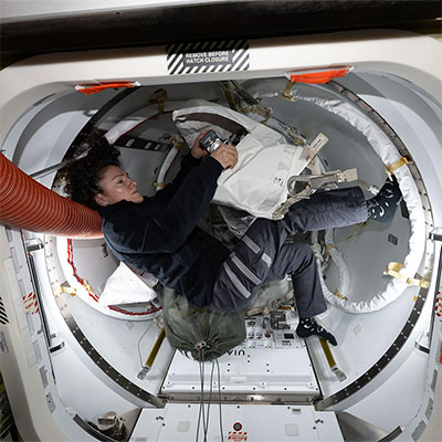 NASA Astronauts Complete Spacewalk to Prepare ISS for New Solar Arrays
