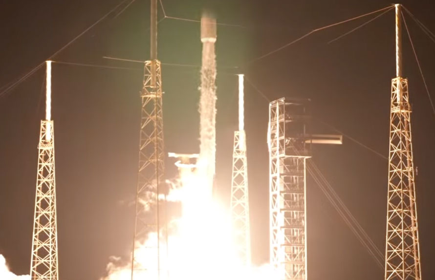 Final Planned Falcon 9 Starlink Launch From Florida Lights Up East Coast