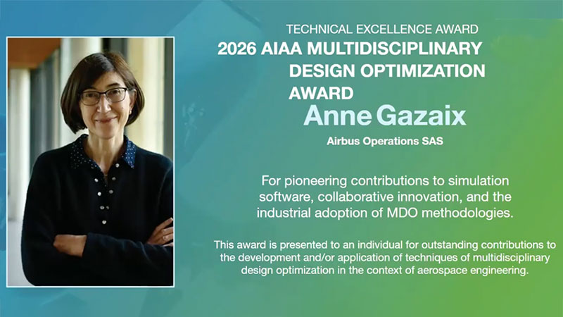 AIAA Multidisciplinary Design Optimization TC Webinar: Multidisciplinary Design Optimization Award Lecture – Anne Gazaix