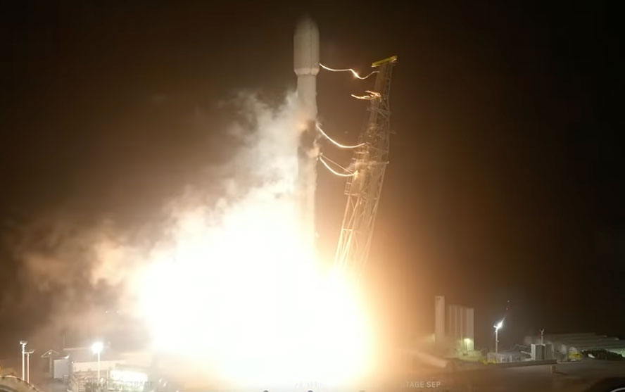 SpaceX Falcon 9 Booster Completes 35th Flight in Starlink Launch