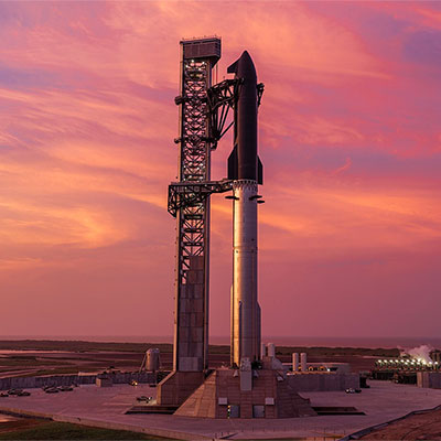 Starship Flight 14 Fully Stacked Ahead of Possible Monday Launch