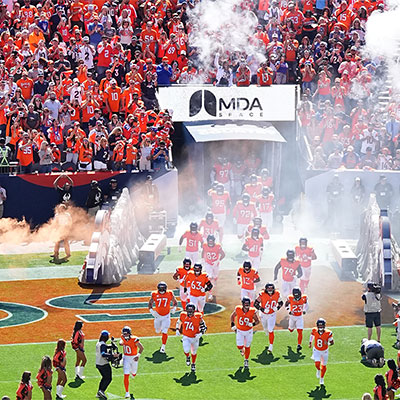 Denver Broncos Team With MDA Space in First Space Industry Partnership