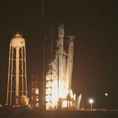 SpaceX Falcon Heavy Launches Classified NRO Mission from Kennedy Space Center